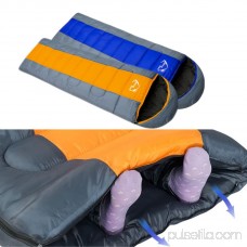 Lightweight Envelope Sleeping Bag & Portable Waterproof Mummy Bag With Compression Sack -Perfect for 3 Season Traveling, Camping, Hiking,Outdoor Activities